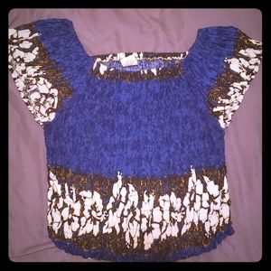 Stretchy midriff shirt!